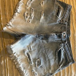 Wrangler cut off jean shorts 34 waist